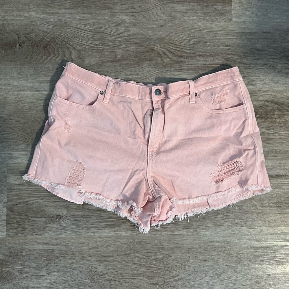 Pink Aerie Denim Shorts XL